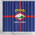 Statia Shower Curtain Sint Eustatius Coat Of Arms - Wonder Print Shop
