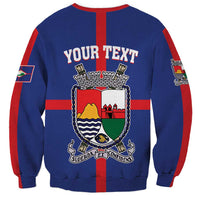 Personalised Statia Sweatshirt Sint Eustatius Coat Of Arms - Wonder Print Shop