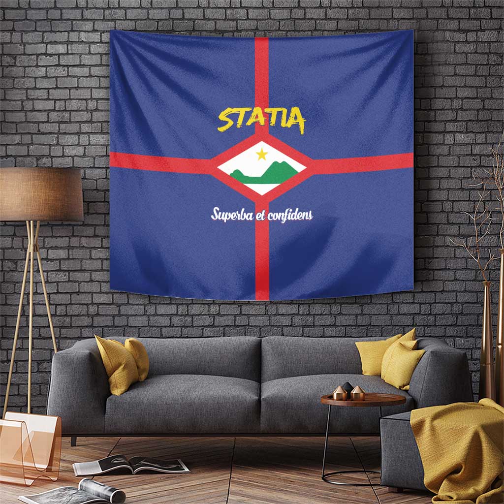 Statia Tapestry Sint Eustatius Coat Of Arms - Wonder Print Shop