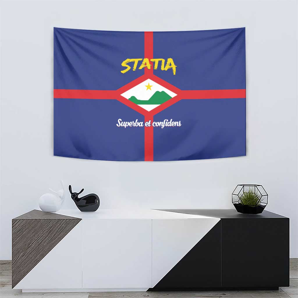 Statia Tapestry Sint Eustatius Coat Of Arms - Wonder Print Shop