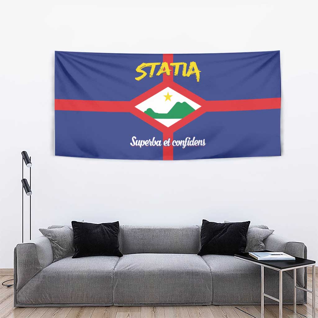 Statia Tapestry Sint Eustatius Coat Of Arms - Wonder Print Shop