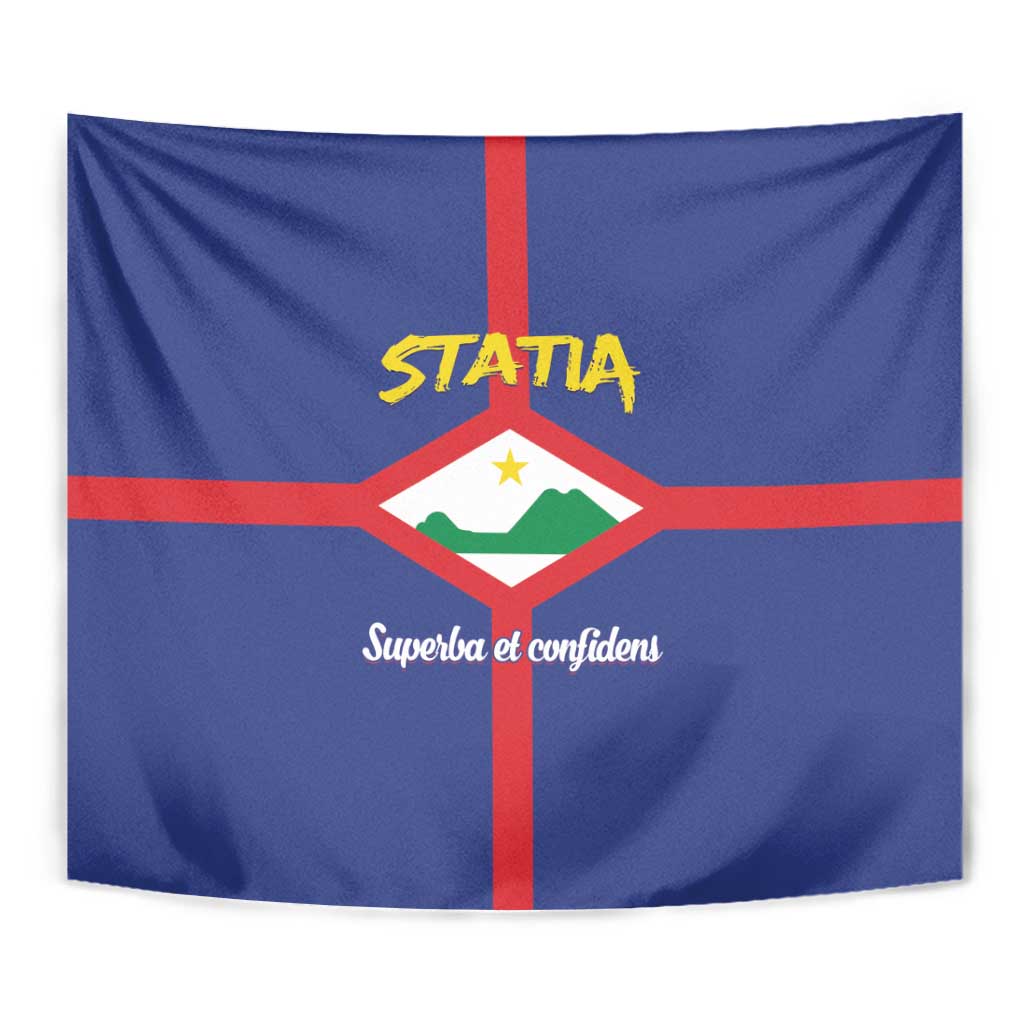 Statia Tapestry Sint Eustatius Coat Of Arms - Wonder Print Shop