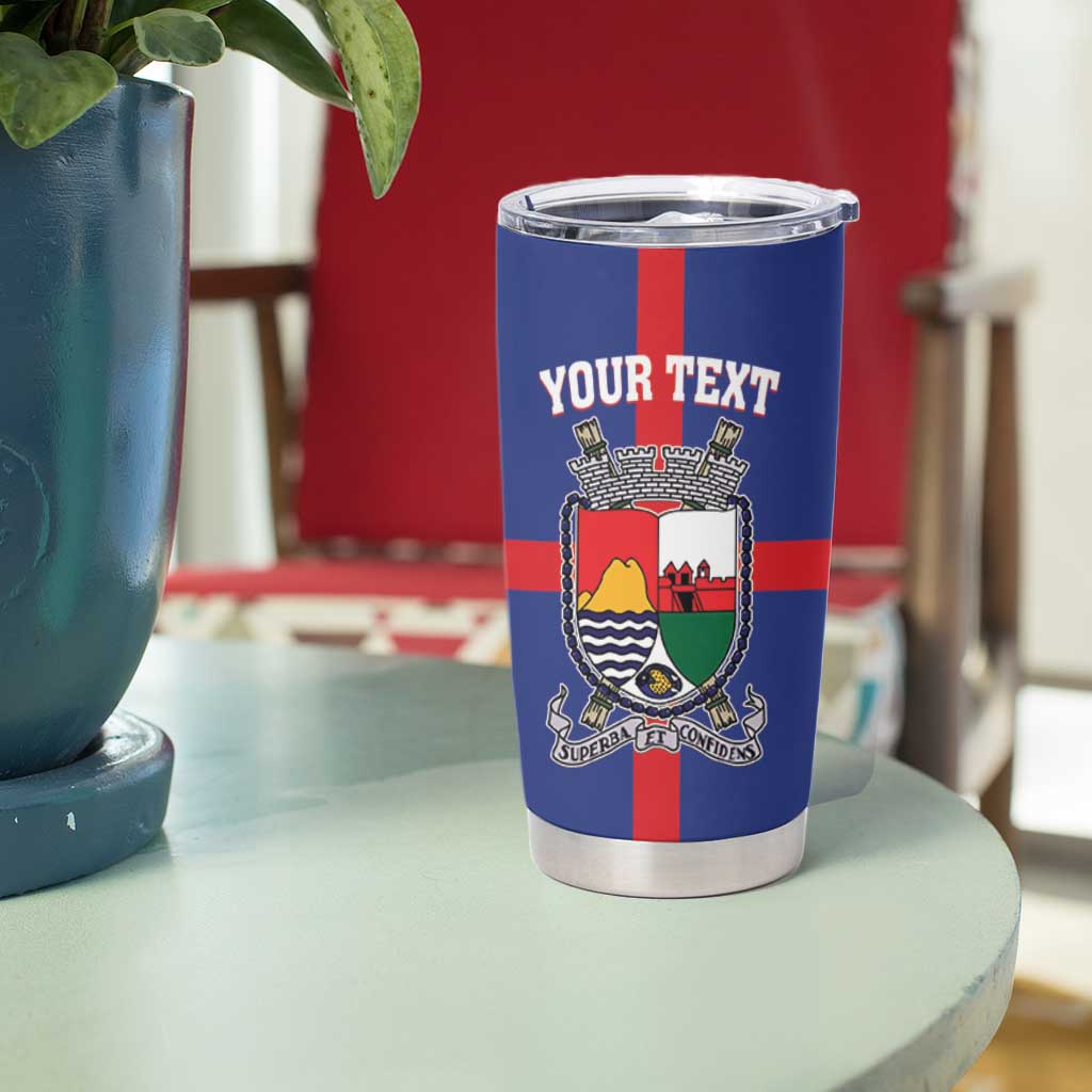 Personalised Statia Tumbler Cup Sint Eustatius Coat Of Arms - Wonder Print Shop