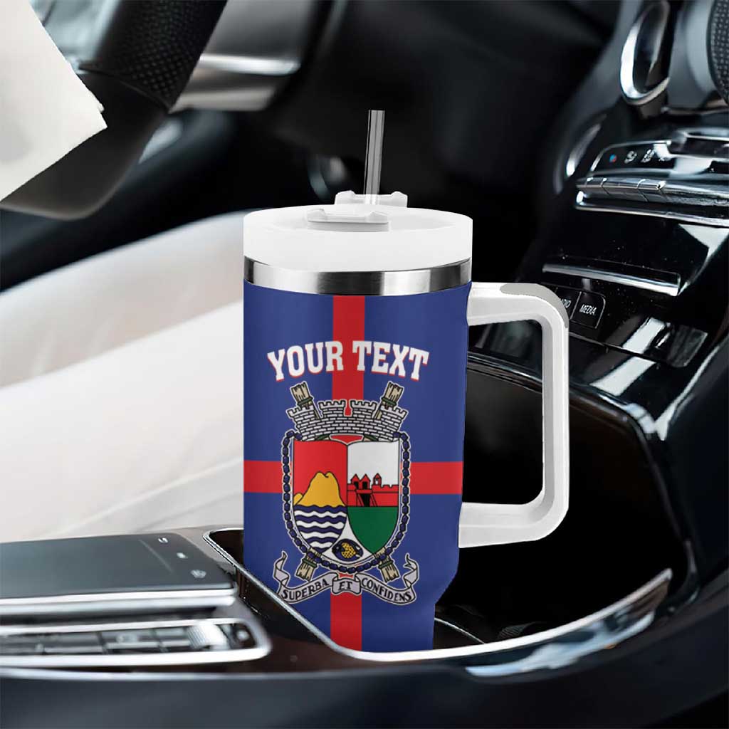 Personalised Statia Tumbler With Handle Sint Eustatius Coat Of Arms - Wonder Print Shop