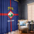 Statia Window Curtain Sint Eustatius Coat Of Arms - Wonder Print Shop