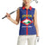 Personalised Statia Women Sleeveless Polo Shirt Sint Eustatius Coat Of Arms - Wonder Print Shop