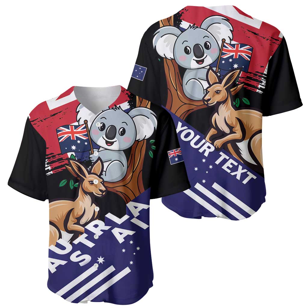 Personalised Australia Kangaroo Koala Together Baseball Jersey Special Edition