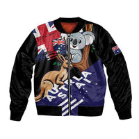 Personalised Australia Kangaroo Koala Together Bomber Jacket Special Edition