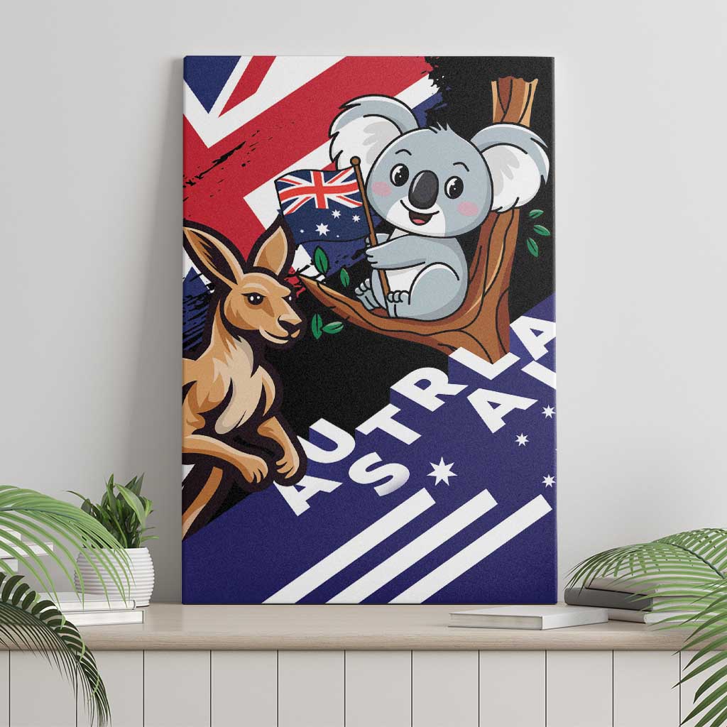 Australia Kangaroo Koala Together Canvas Wall Art Special Edition