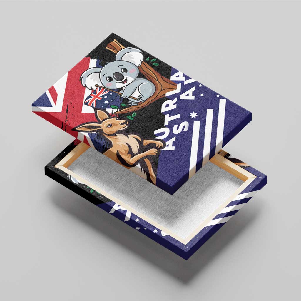 Australia Kangaroo Koala Together Canvas Wall Art Special Edition