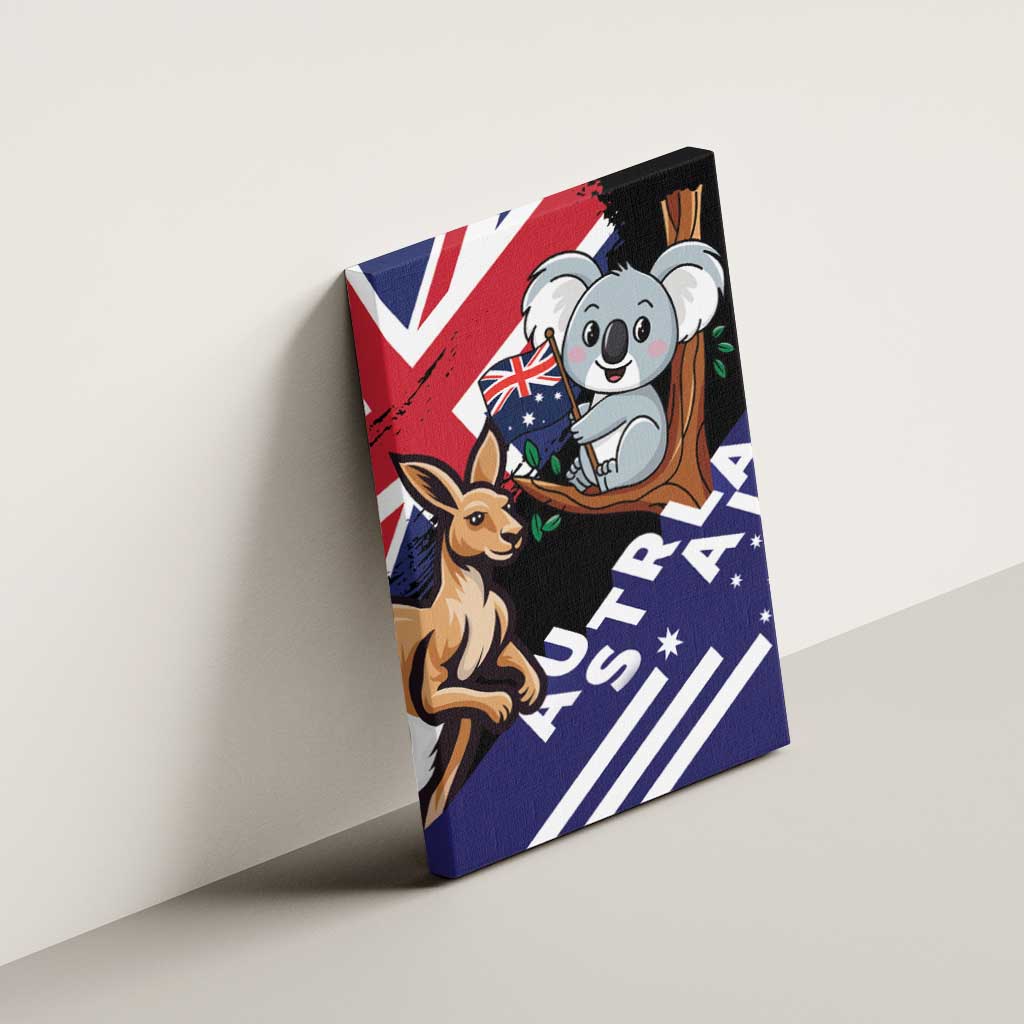 Australia Kangaroo Koala Together Canvas Wall Art Special Edition