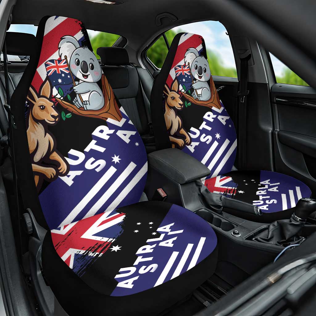 Australia Kangaroo Koala Together Car Seat Cover Special Edition