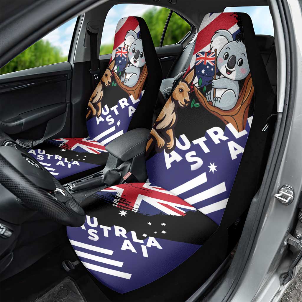 Australia Kangaroo Koala Together Car Seat Cover Special Edition