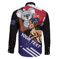 Personalised Australia Kangaroo Koala Together Family Matching Summer Maxi Dress and Hawaiian Shirt Special Edition