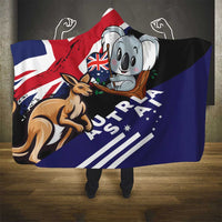 Australia Kangaroo Koala Together Hooded Blanket Special Edition