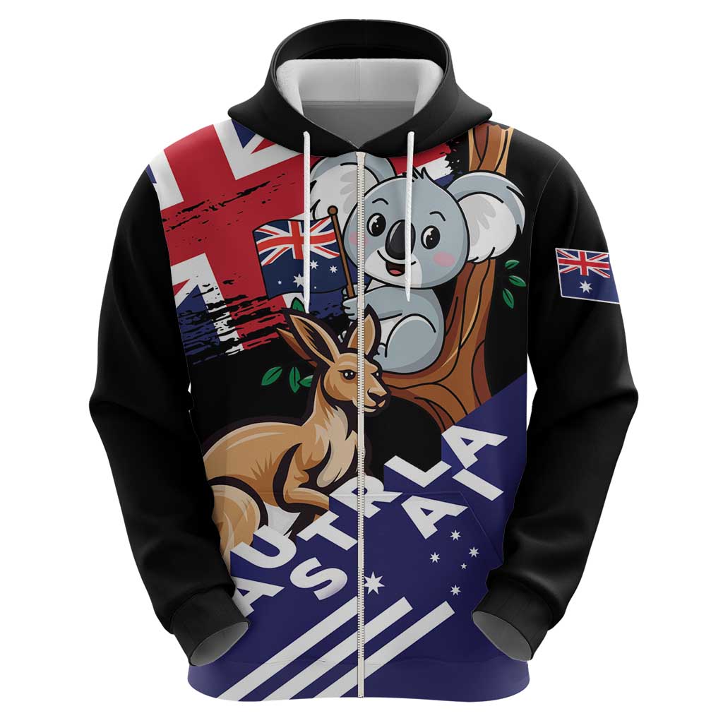 Personalised Australia Kangaroo Koala Together Hoodie Special Edition