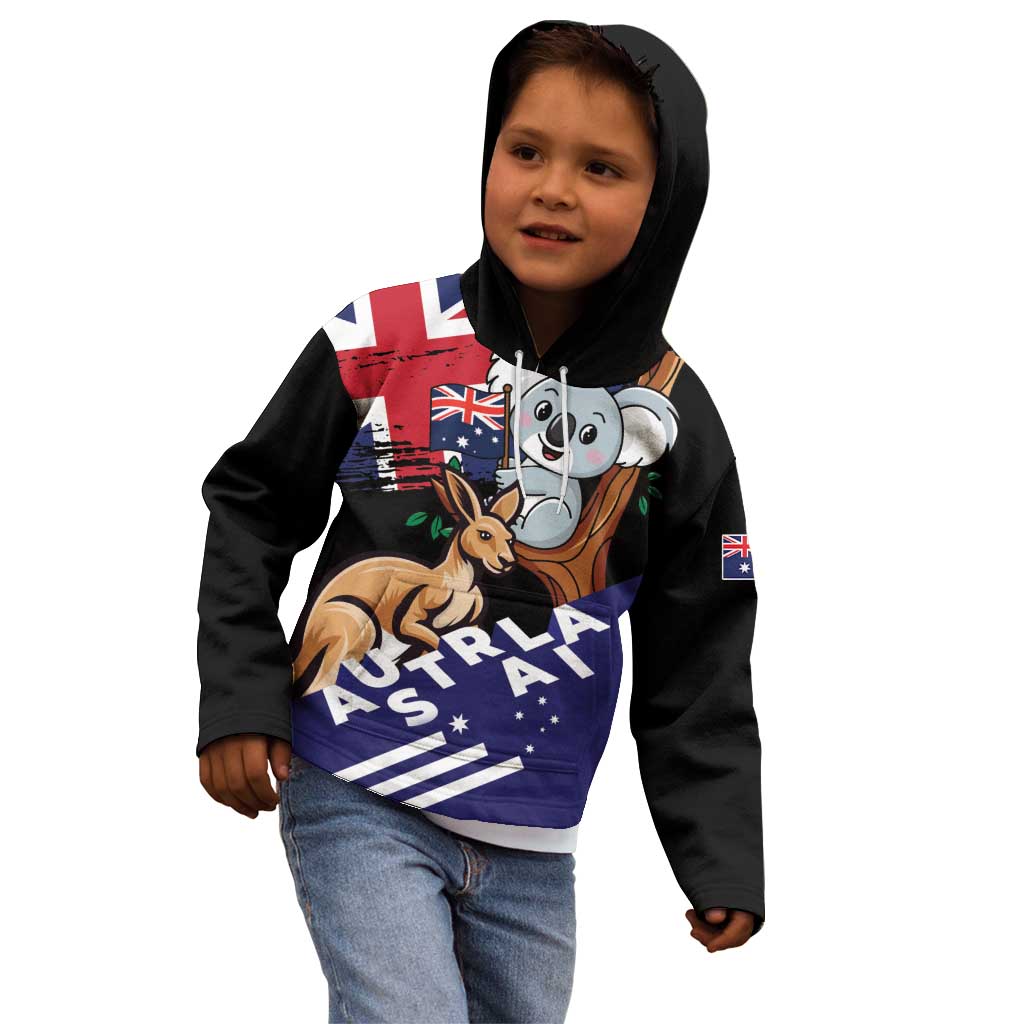 Personalised Australia Kangaroo Koala Together Kid Hoodie Special Edition