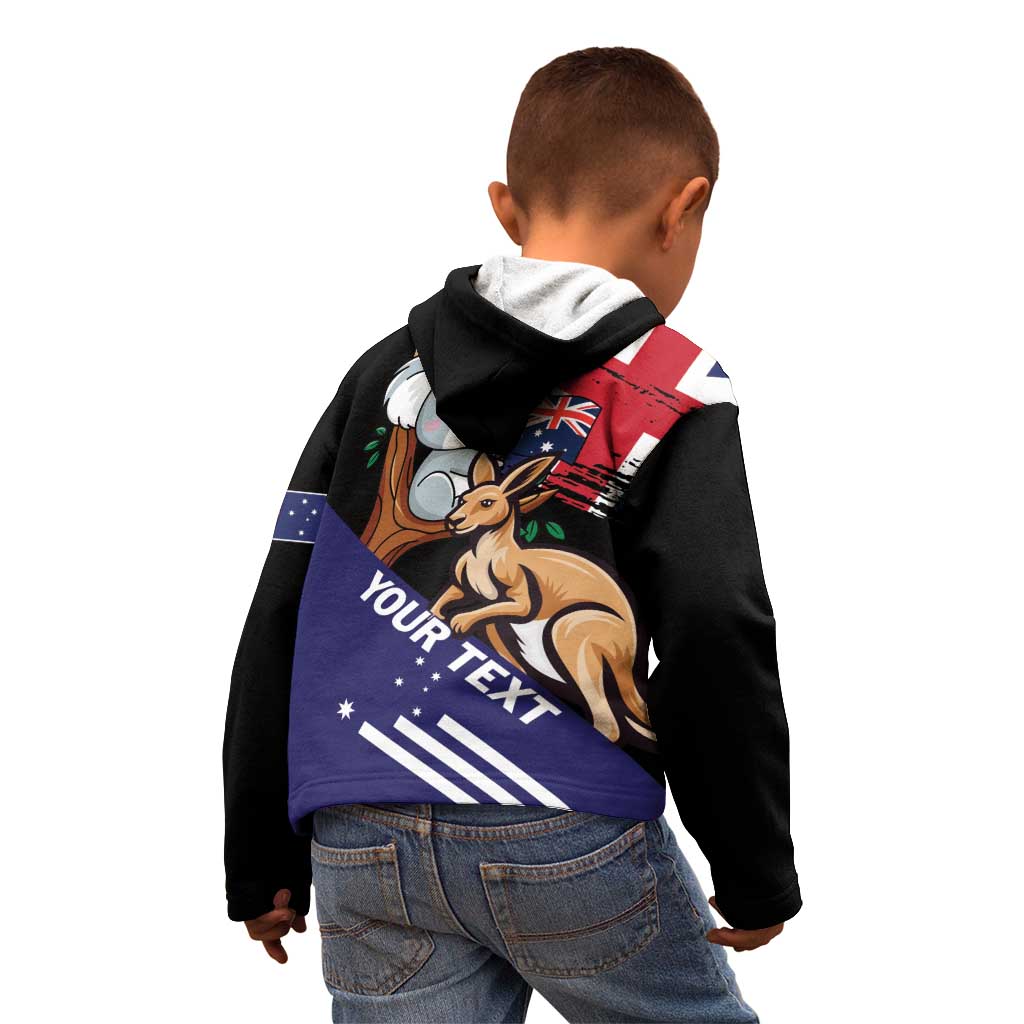Personalised Australia Kangaroo Koala Together Kid Hoodie Special Edition