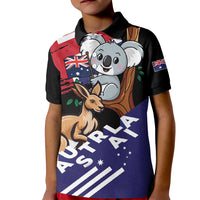 Personalised Australia Kangaroo Koala Together Kid Polo Shirt Special Edition
