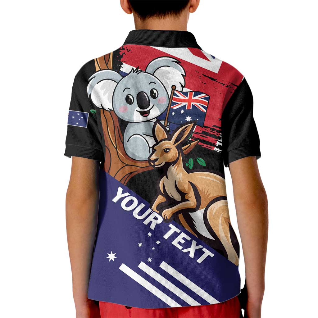 Personalised Australia Kangaroo Koala Together Kid Polo Shirt Special Edition