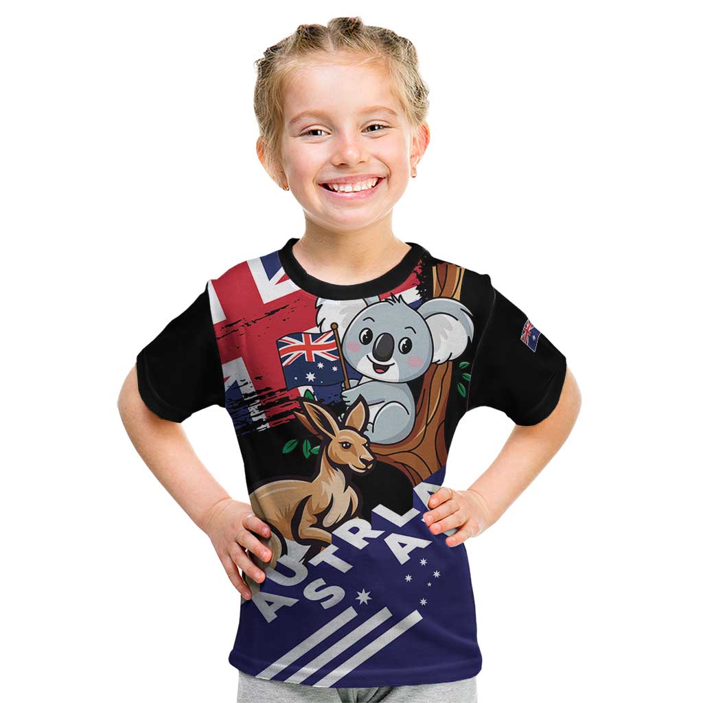 Personalised Australia Kangaroo Koala Together Kid T Shirt Special Edition