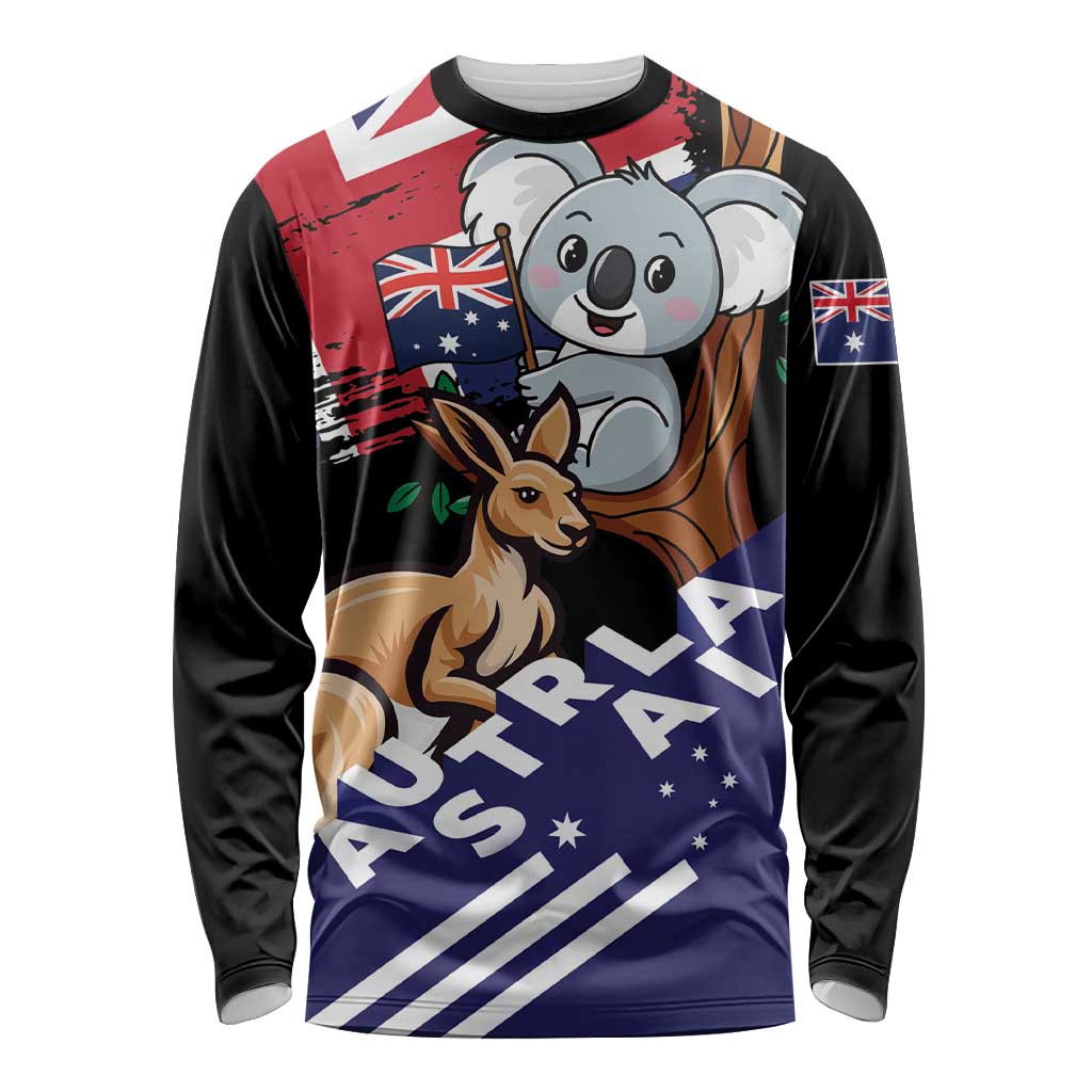 Personalised Australia Kangaroo Koala Together Long Sleeve Shirt Special Edition