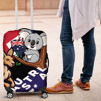 Australia Kangaroo Koala Together Luggage Cover Special Edition