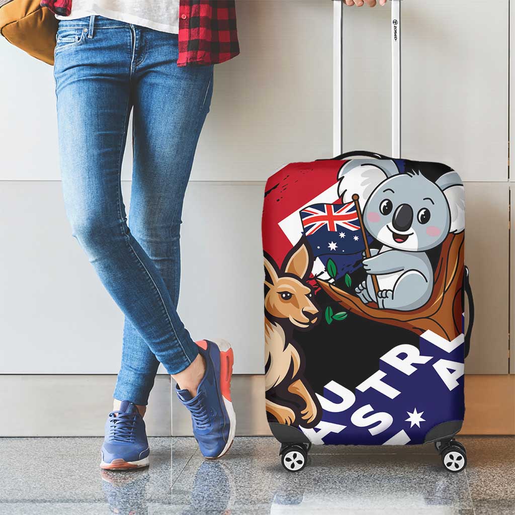 Australia Kangaroo Koala Together Luggage Cover Special Edition