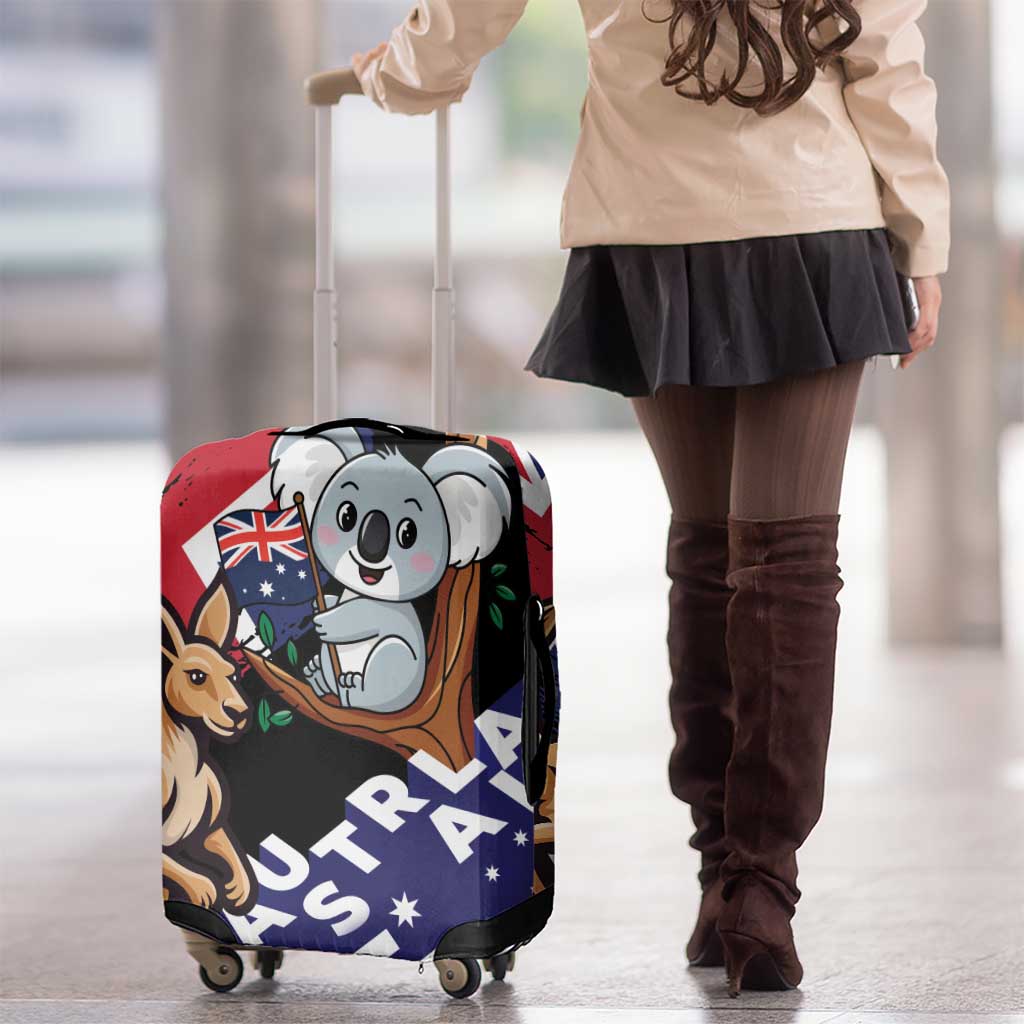 Australia Kangaroo Koala Together Luggage Cover Special Edition