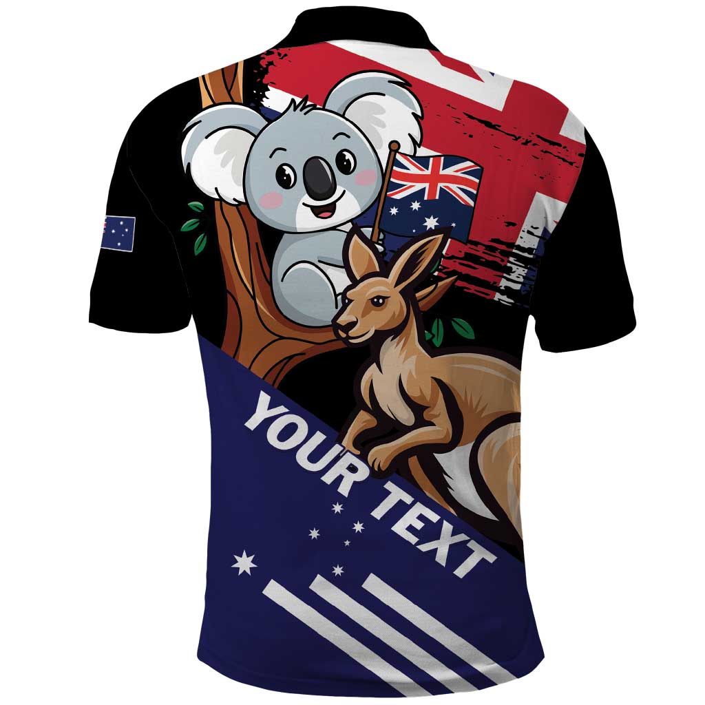 Personalised Australia Kangaroo Koala Together Polo Shirt Special Edition
