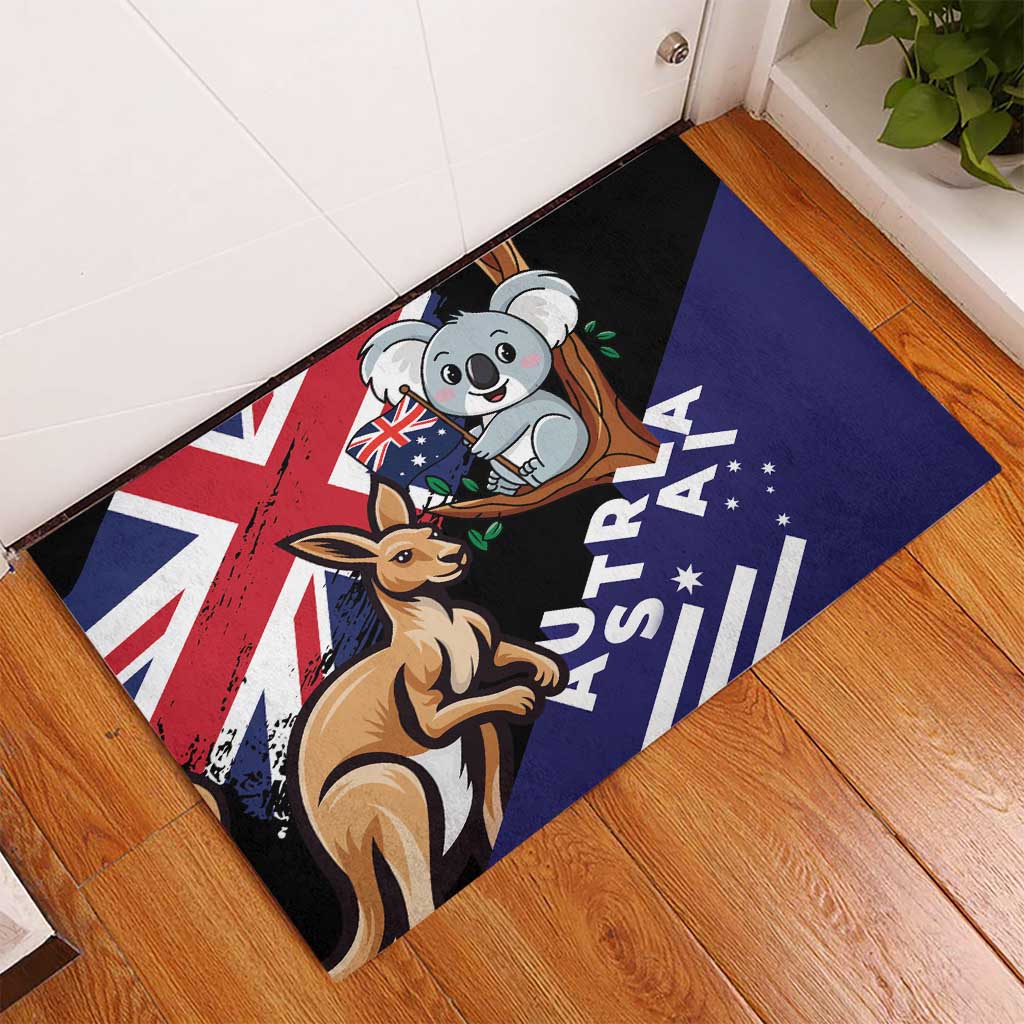 Australia Kangaroo Koala Together Rubber Doormat Special Edition - Wonder Print Shop