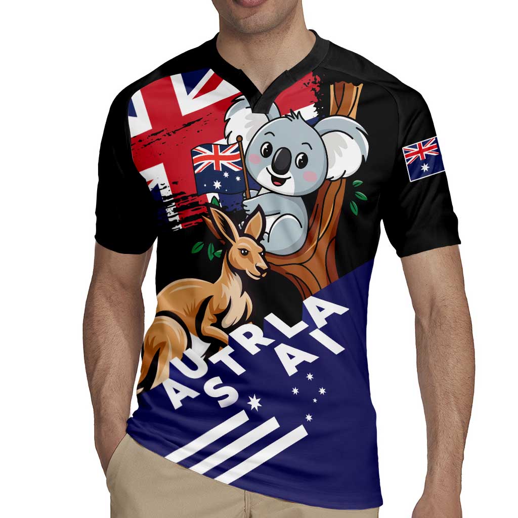Personalised Australia Kangaroo Koala Together Rugby Jersey Special Edition - Wonder Print Shop