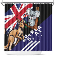 Australia Kangaroo Koala Together Shower Curtain Special Edition - Wonder Print Shop