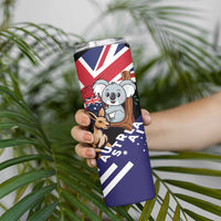Personalised Australia Kangaroo Koala Together Skinny Tumbler Special Edition - Wonder Print Shop