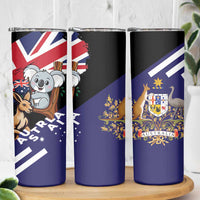Personalised Australia Kangaroo Koala Together Skinny Tumbler Special Edition - Wonder Print Shop