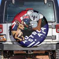 Australia Kangaroo Koala Together Spare Tire Cover Special Edition - Wonder Print Shop