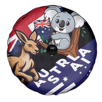 Australia Kangaroo Koala Together Spare Tire Cover Special Edition - Wonder Print Shop