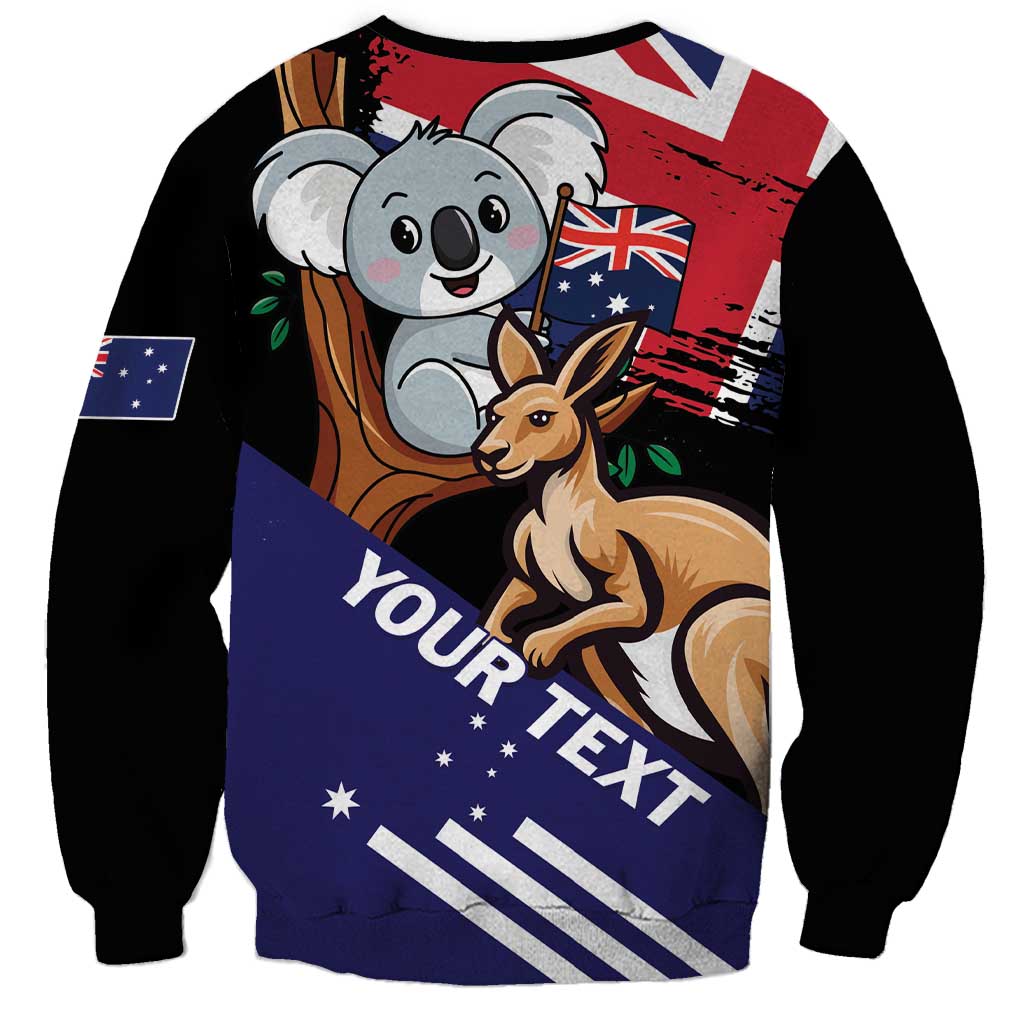Personalised Australia Kangaroo Koala Together Sweatshirt Special Edition - Wonder Print Shop