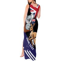 Personalised Australia Kangaroo Koala Together Tank Maxi Dress Special Edition - Wonder Print Shop