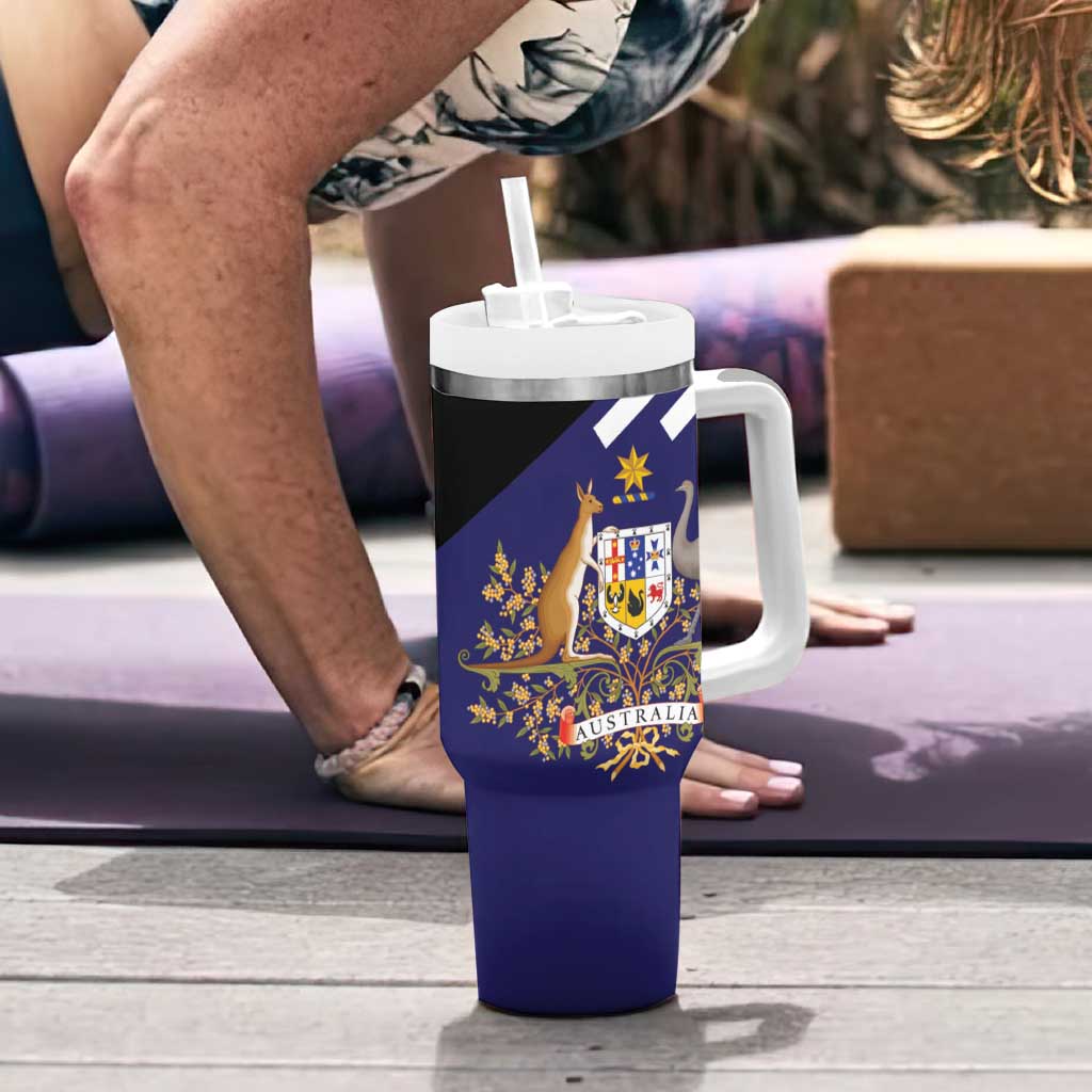 Personalised Australia Kangaroo Koala Together Tumbler With Handle Special Edition - Wonder Print Shop