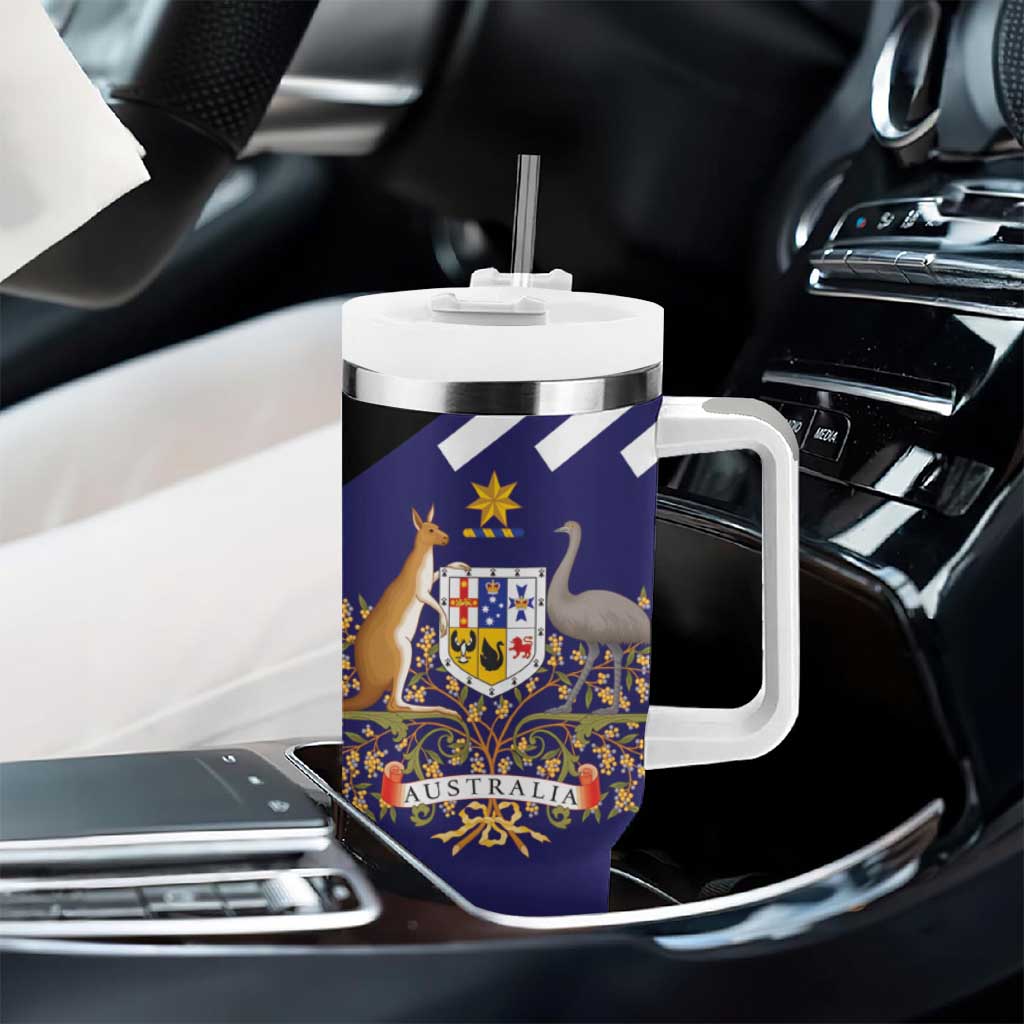 Personalised Australia Kangaroo Koala Together Tumbler With Handle Special Edition - Wonder Print Shop