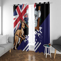 Australia Kangaroo Koala Together Window Curtain Special Edition - Wonder Print Shop