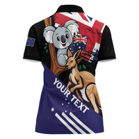 Personalised Australia Kangaroo Koala Together Women Polo Shirt Special Edition - Wonder Print Shop