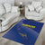 Curacao Football Area Rug La Familia Azul Go Champion