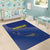 Curacao Football Area Rug La Familia Azul Go Champion