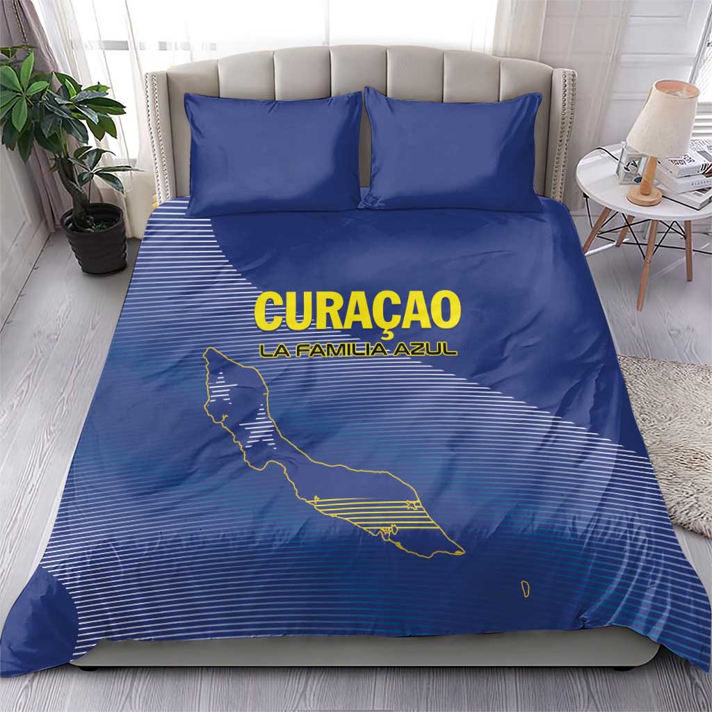 Curacao Football Bedding Set La Familia Azul Go Champion