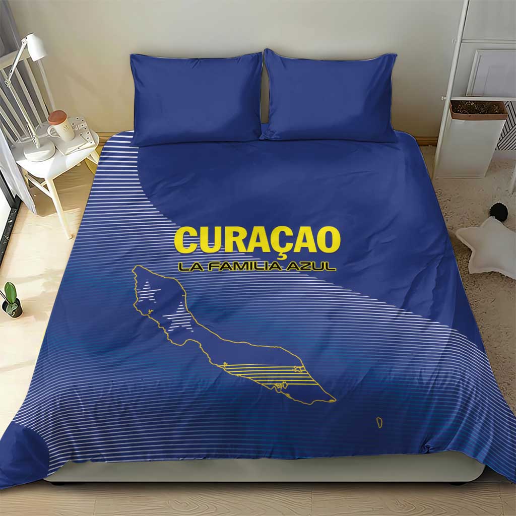 Curacao Football Bedding Set La Familia Azul Go Champion