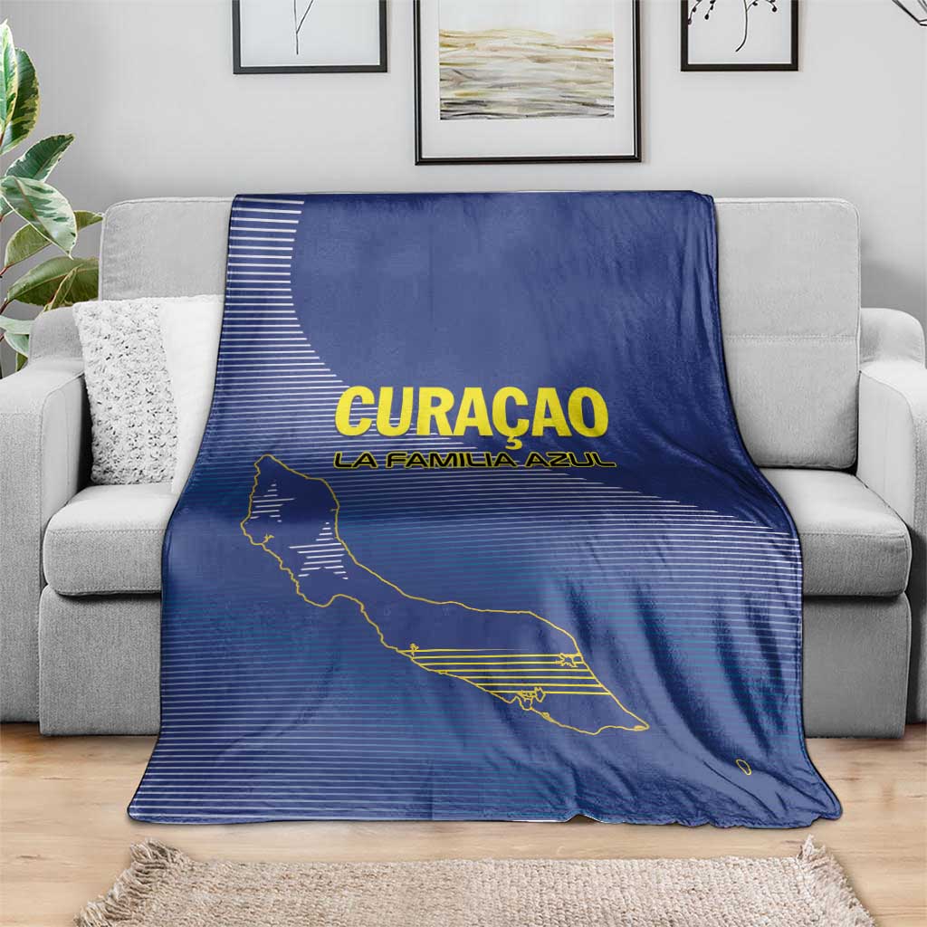 Curacao Football Blanket La Familia Azul Go Champion
