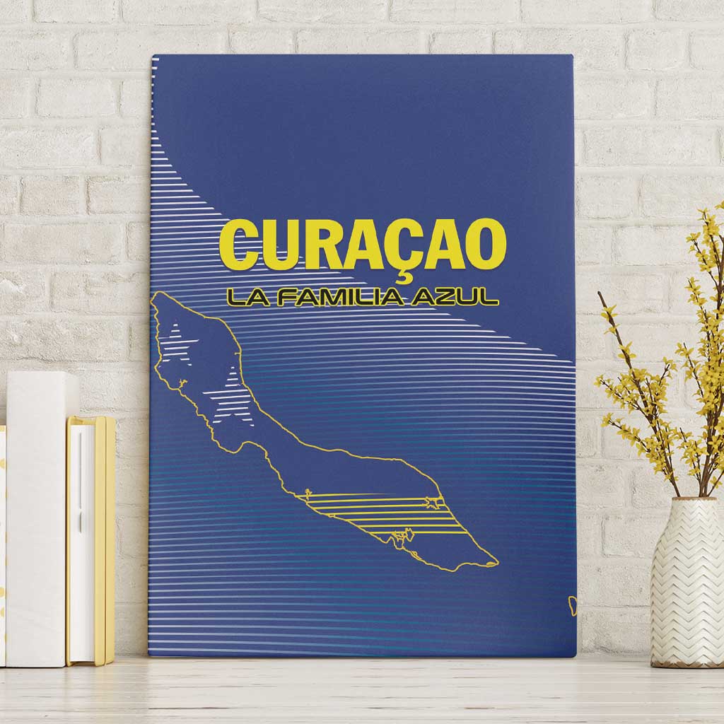 Curacao Football Canvas Wall Art La Familia Azul Go Champion