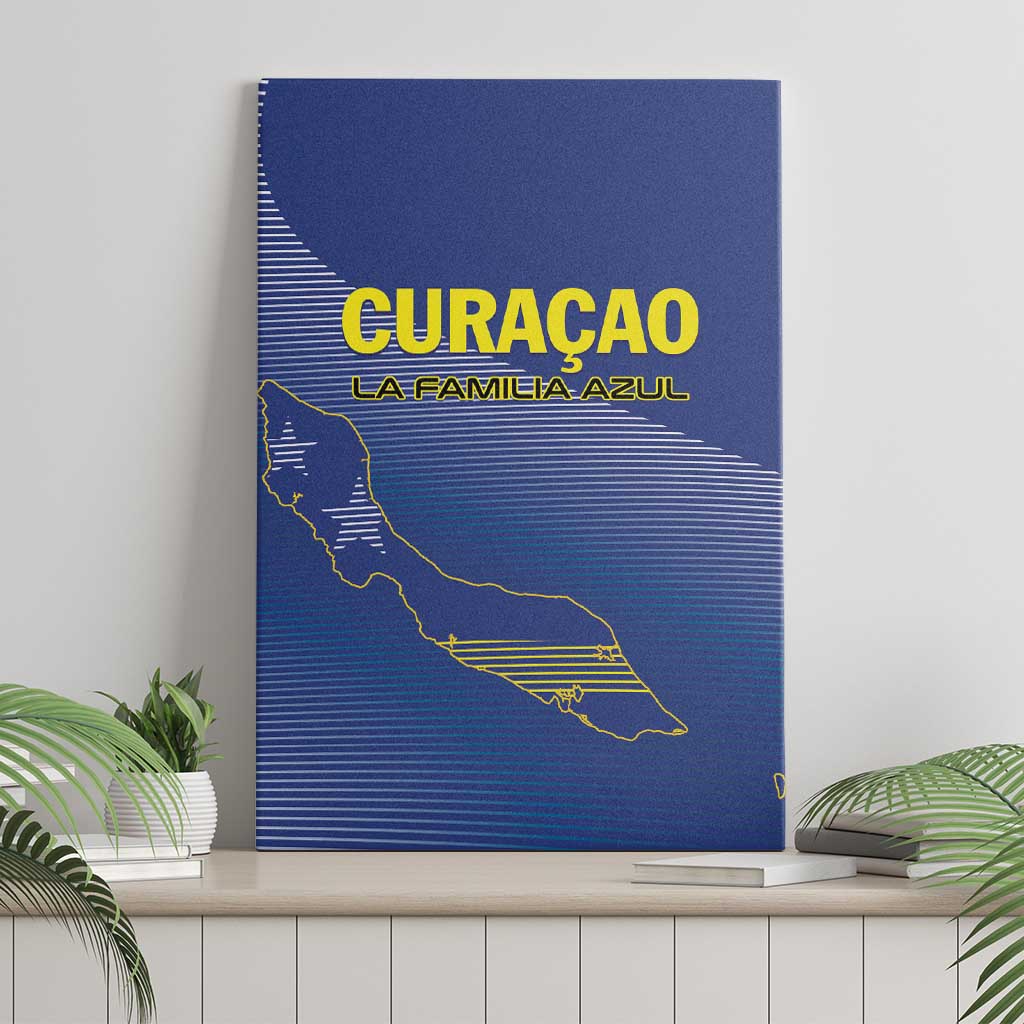 Curacao Football Canvas Wall Art La Familia Azul Go Champion